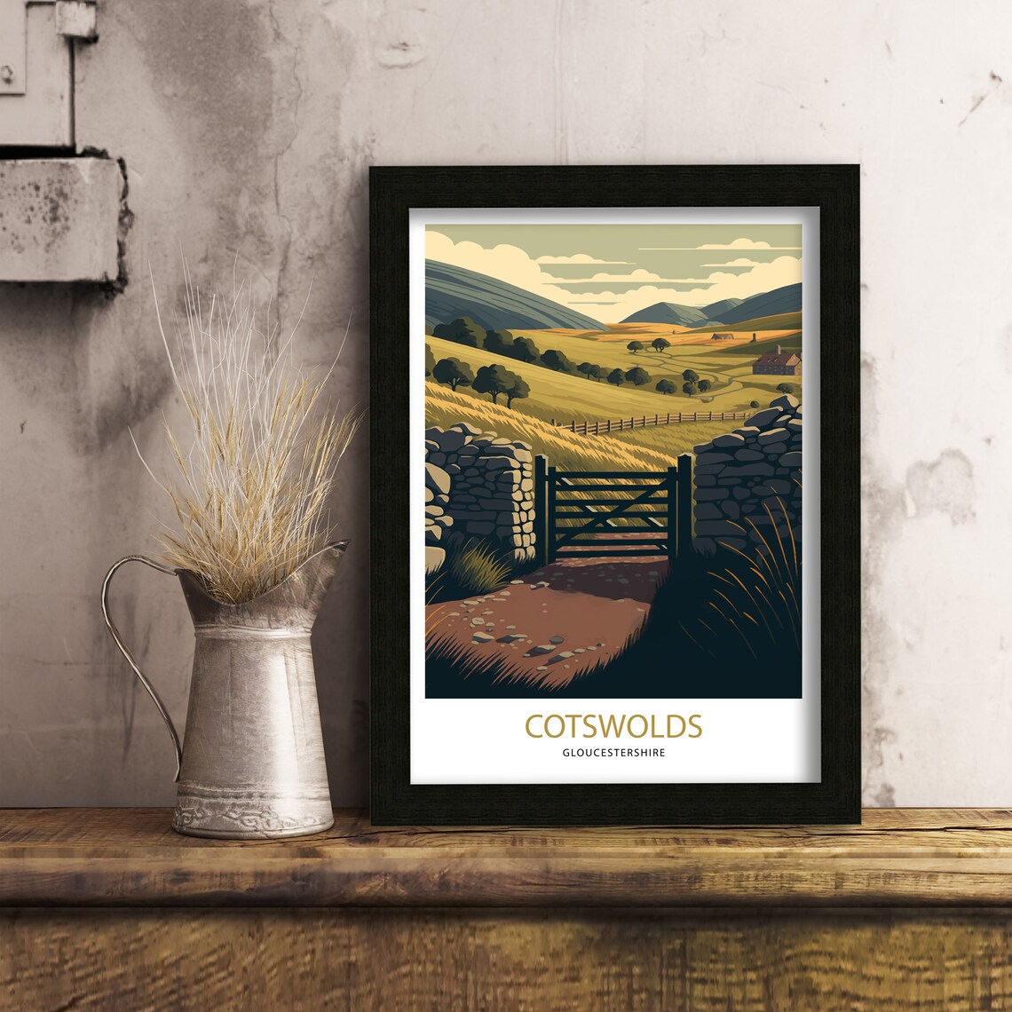 Cotswolds Way Trail Travel Poster - Image 3