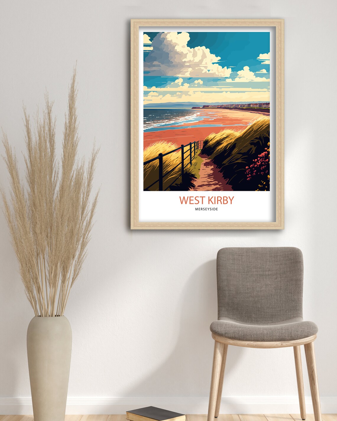 West Kirby Travel Poster, Merseyside Liverpool Wirral - Image 3