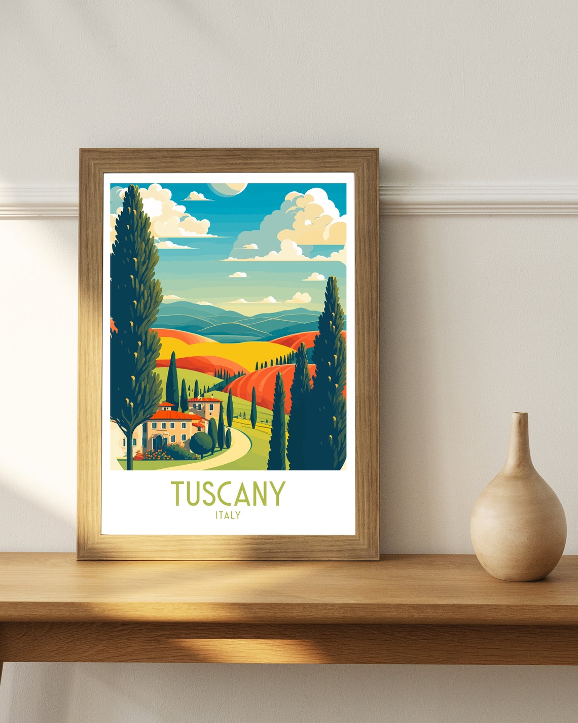 Tuscany Art Print Tuscany Tuscany Poster Tuscany Wall Art Art Print Italy Art Print Tuscany Art Tuscany Print Tuscany Art - Image 2