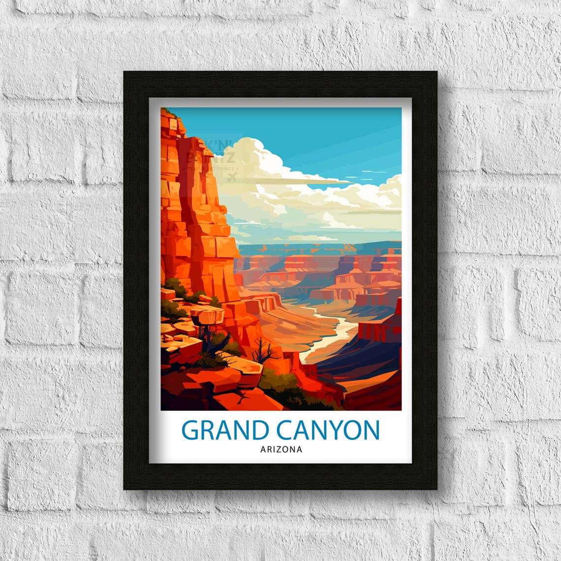 Grand Canyon National Park Arizona Wall Art Poster - Image 3