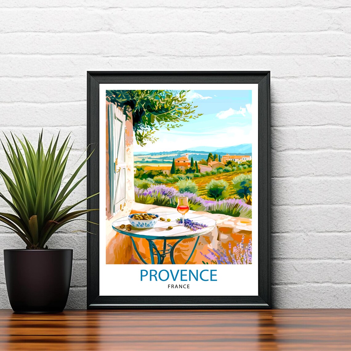 Provence France Travel Print, French Wall Decor - Image 2