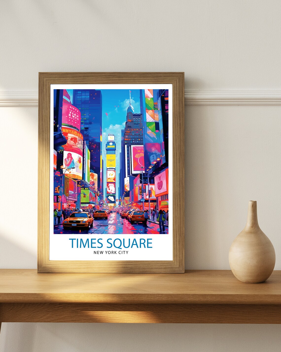 Times Square New York City Travel Poster - Image 2