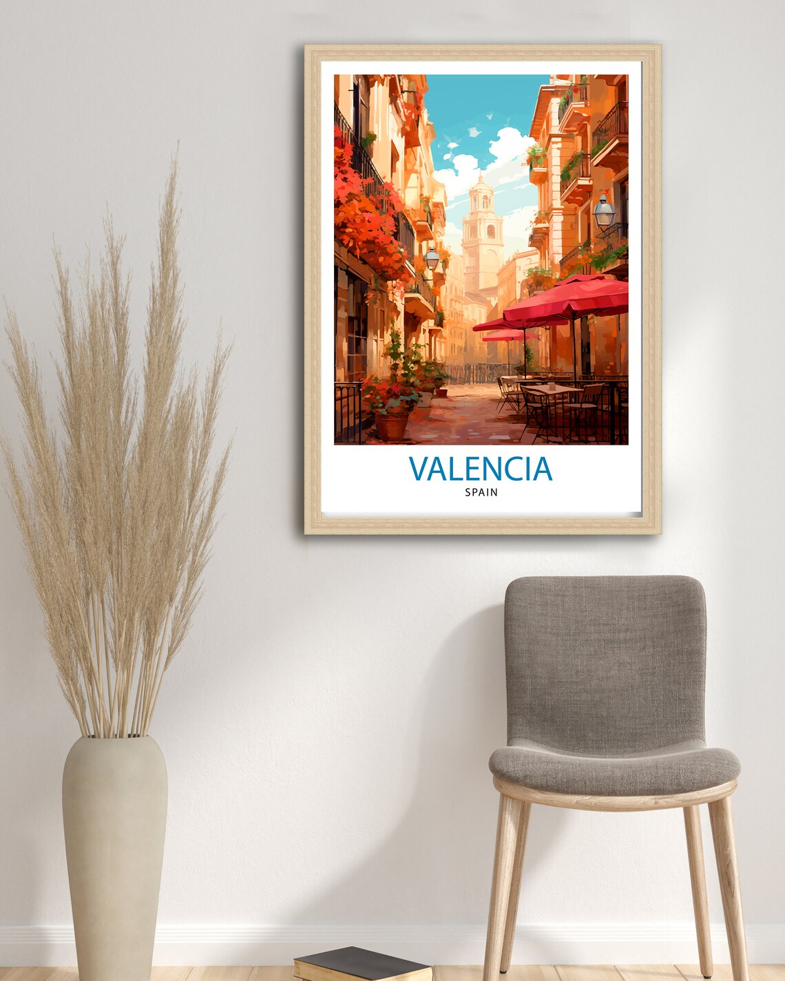 Valencia Travel Poster, Spain City Wall Decor - Image 3