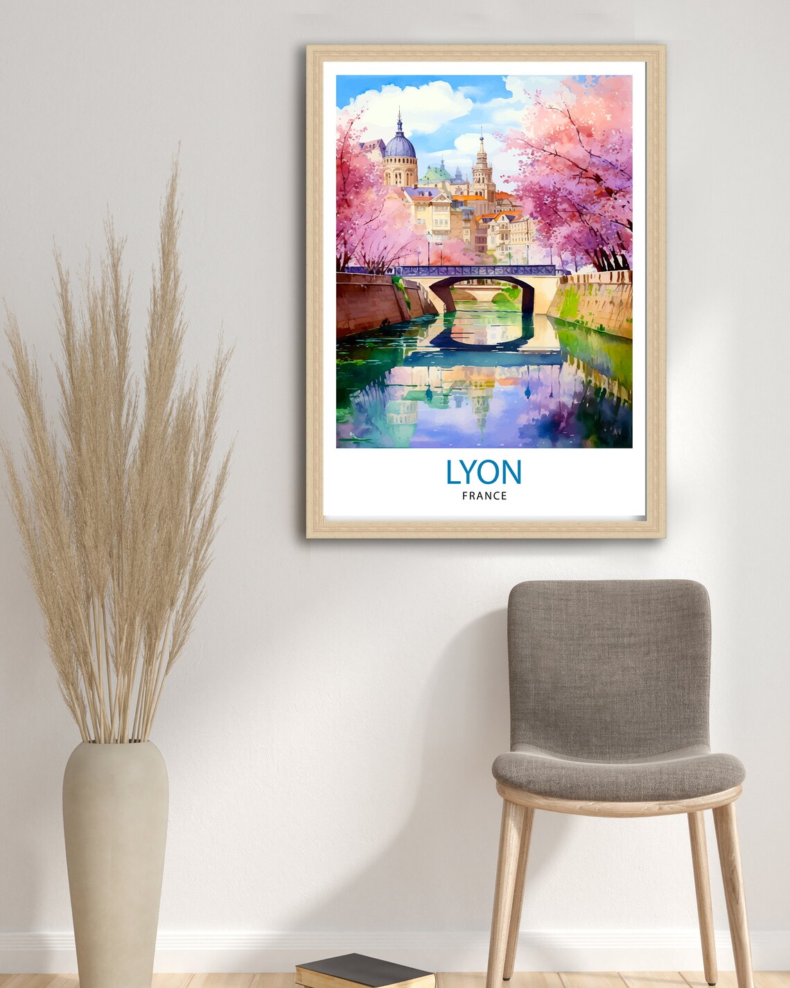 Lyon France Travel Print, French City Wall Art - Image 3