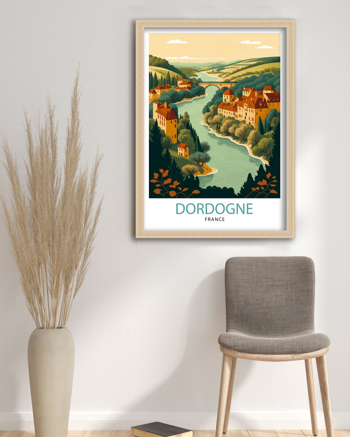 Dordogne France Travel Poster, Home Decor - Image 3