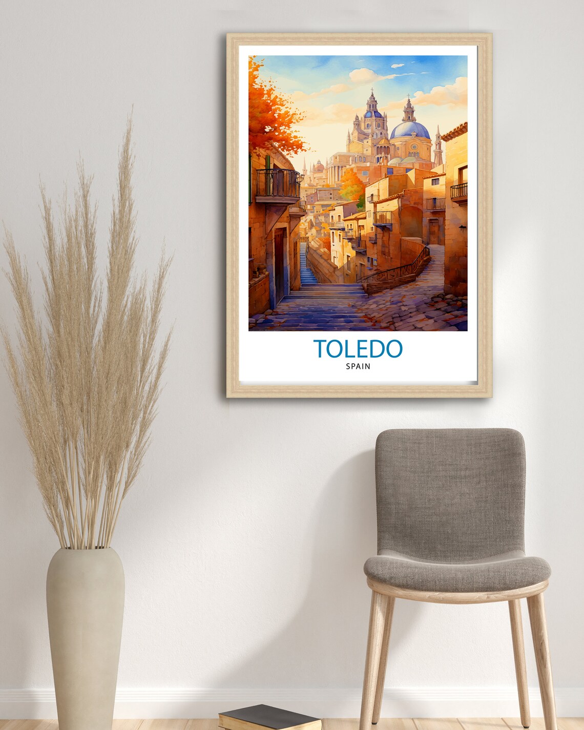 Toledo Spain Travel Poster, Europe Wall Decor - Image 3
