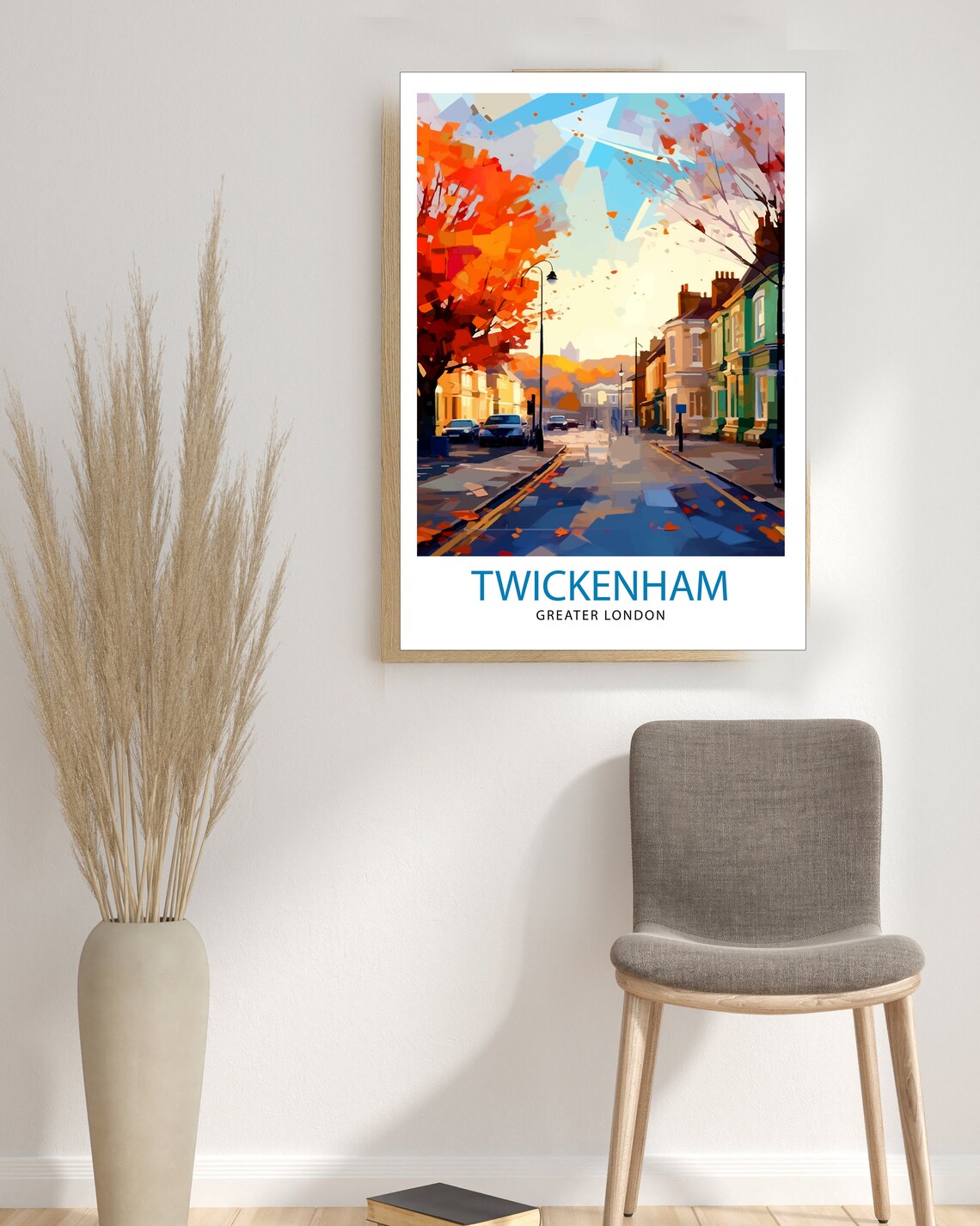 Twickenham Travel Print, London Travel Poster - Image 3