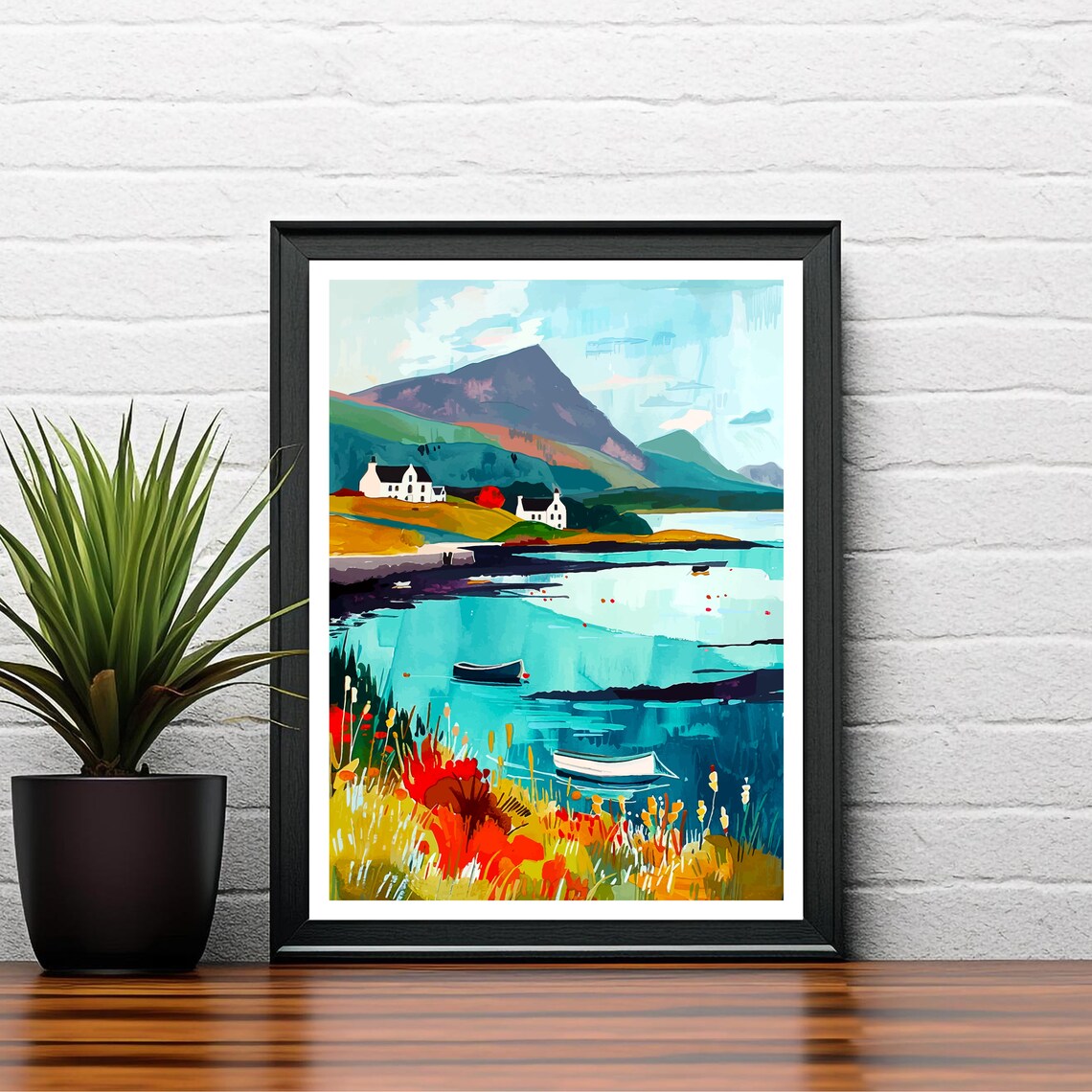 Isle Of Arran Scotland Travel Poster, Scottish Art - Image 2