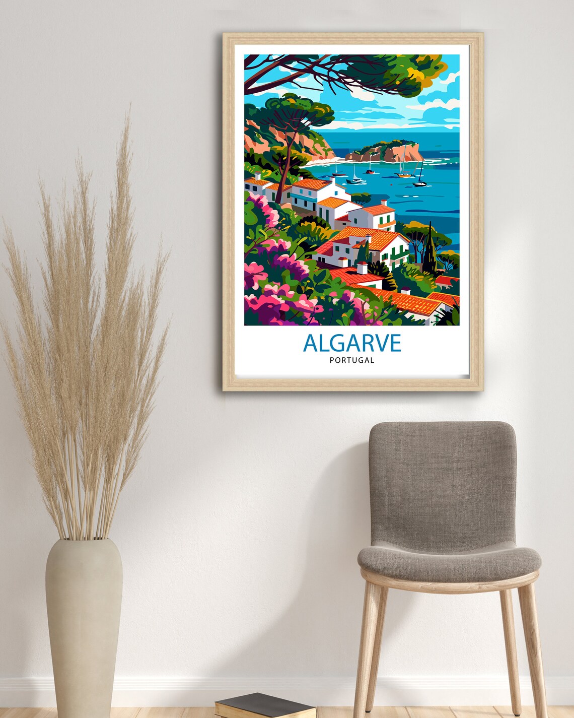 Algarve Portugal Travel Poster, European Wall Decor - Image 2