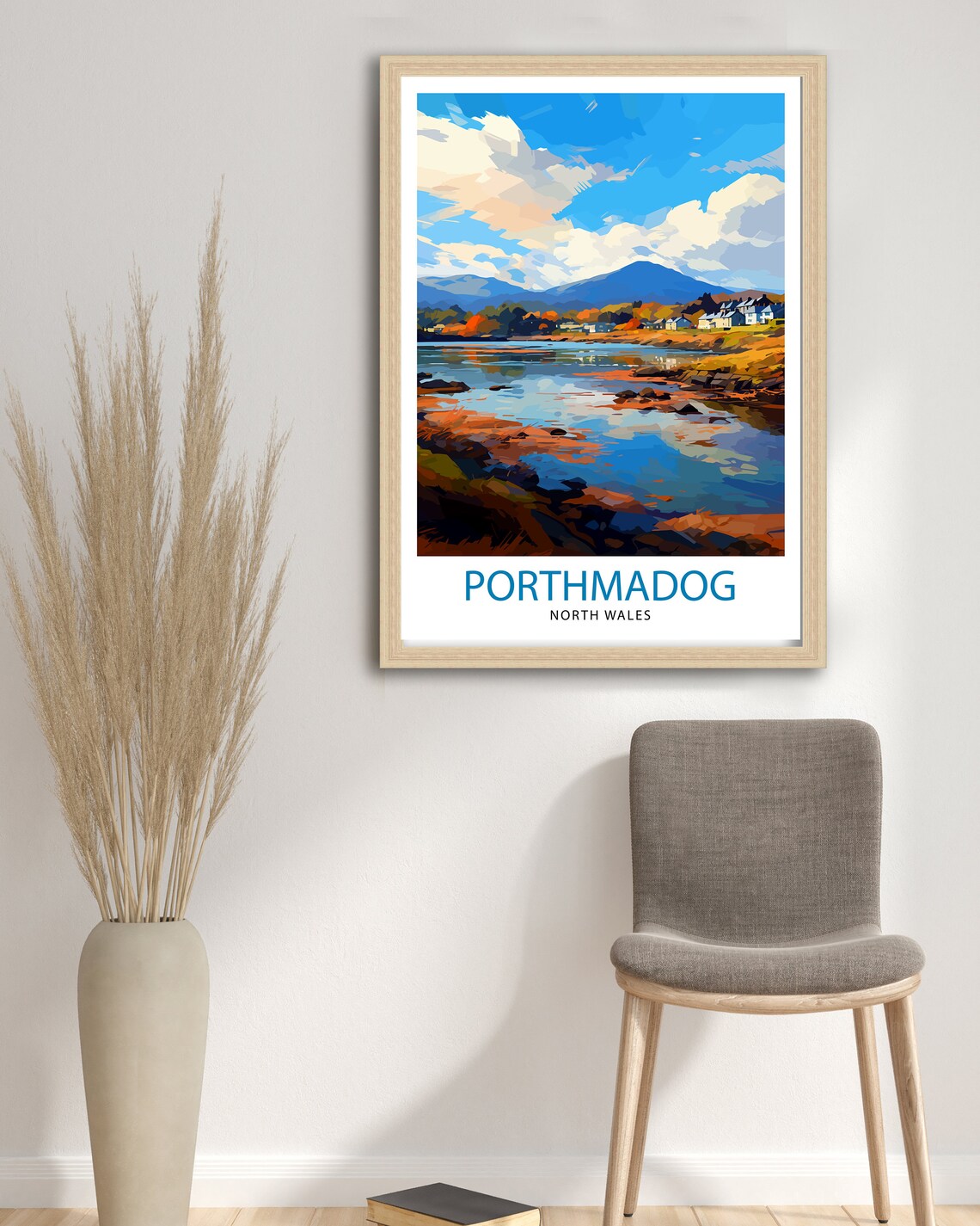 Porthmadog North Wales Travel Poster, Wales - Image 3