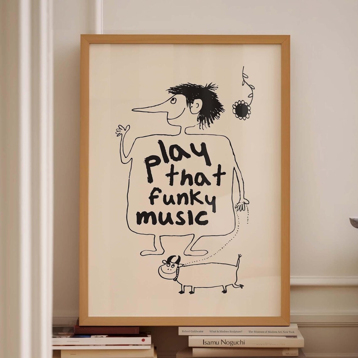 Play That Funky Poster Print Retro Music Poster 70s Music Poster Retro Music Wall Art Song Lyrics Art Retro Jazz Print Jazz Poster