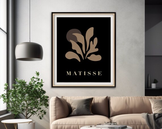 Matisse Modern Gallery Art Trending Now Boho Art Abstract Art Minimalistic Neutral Wall Decor Printable Wall Art The Mindful Artlete