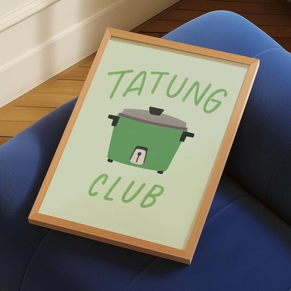 Taiwanese Rice Cooker Tatung Illustration, Kitchen Art Print