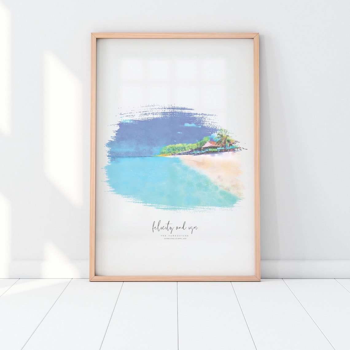 Winter Wedding Venue - Watercolor