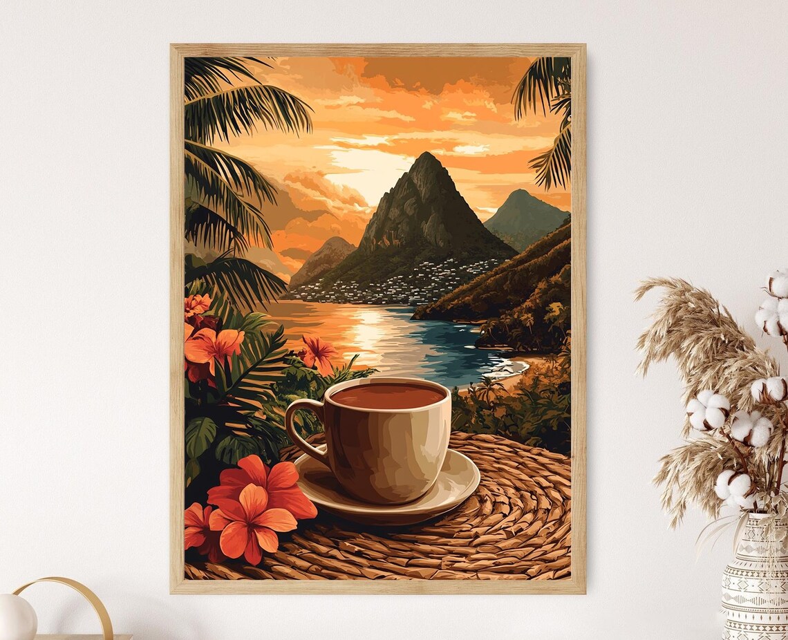 Rustic Hot Chocolate, Saint Lucian Coastal Heritage