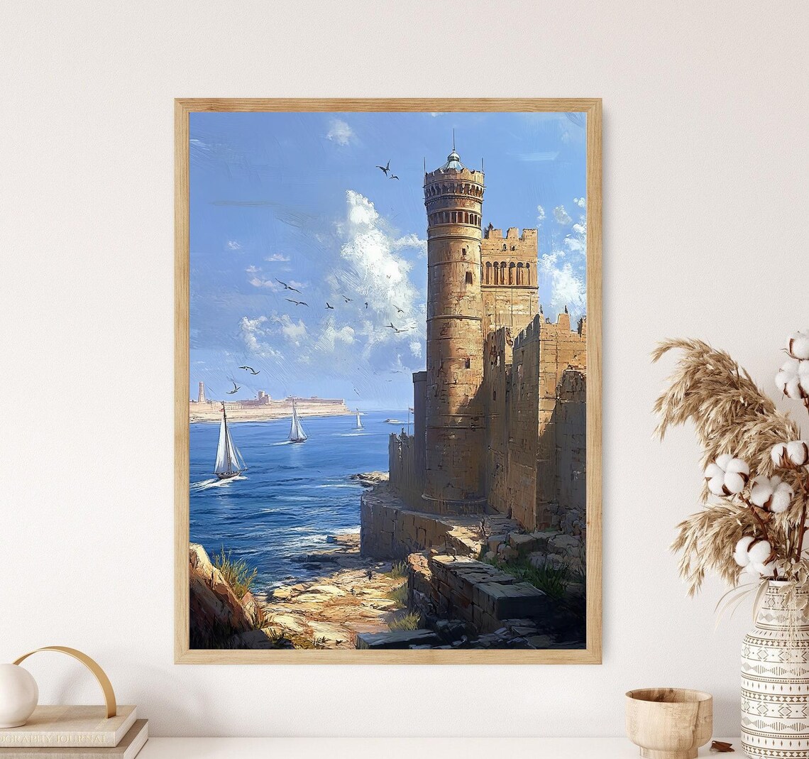 Alexandria Lighthouse - Historic Coastal Scene