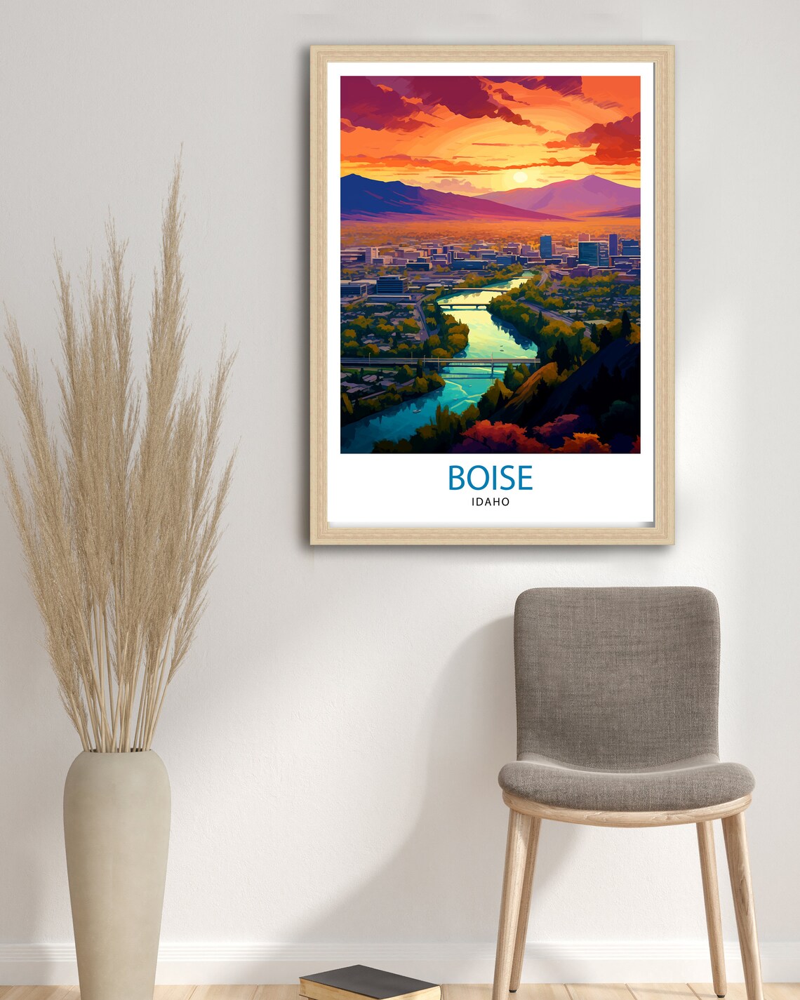 Boise Idaho Travel Poster, Boise Wall Decor - Image 3