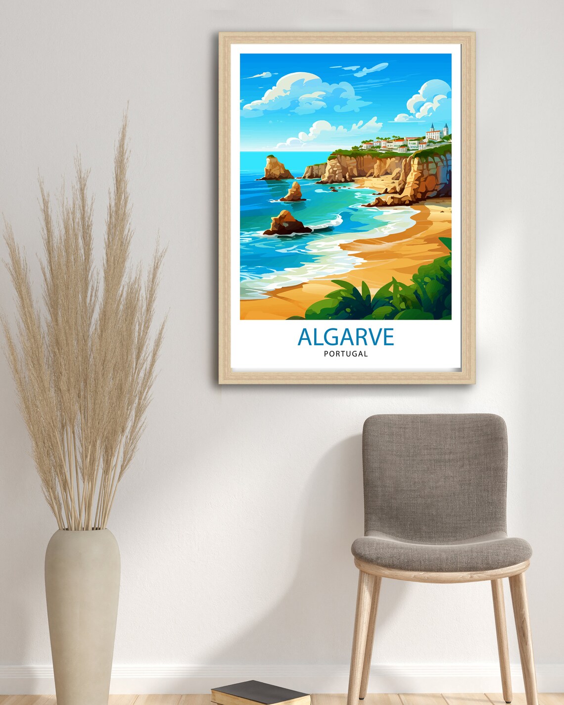 Algarve Portugal Travel Poster, Europe Wall Decor - Image 3