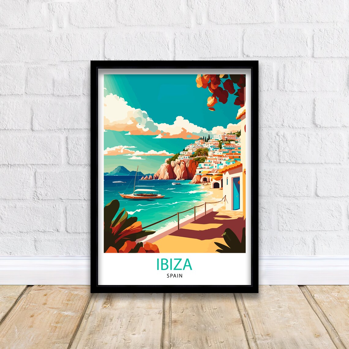 Ibiza Illustration Gift For Ibiza Lovers Poster - Image 2