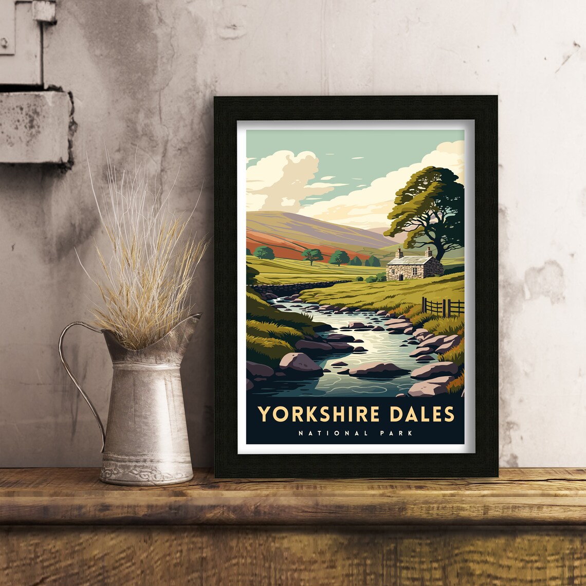 Yorkshire Dales Travel Poster, National Park Print - Image 3