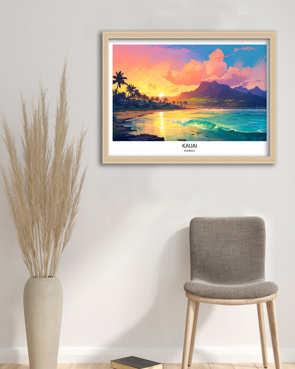 Kauai Hawaii Vintage Travel Poster, Garden Isle - Image 2