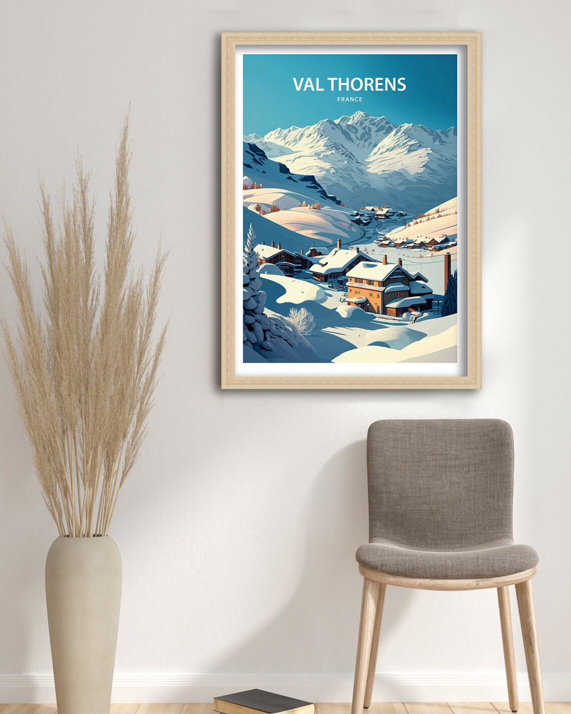 Val Thorens Travel Poster, France Ski Resort Art Print - Image 3