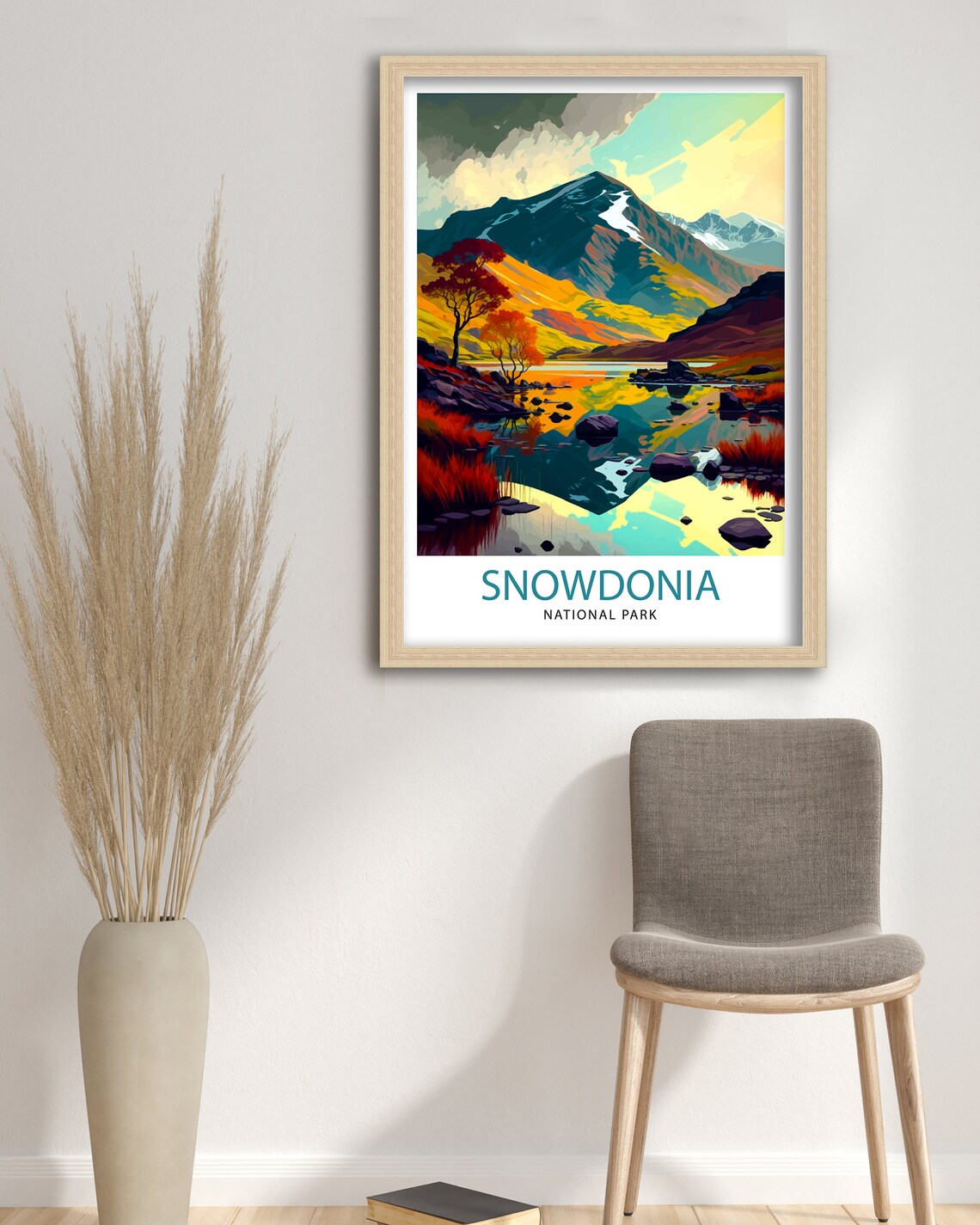 Snowdonia National Park Travel Poster, Home Decor - Image 3