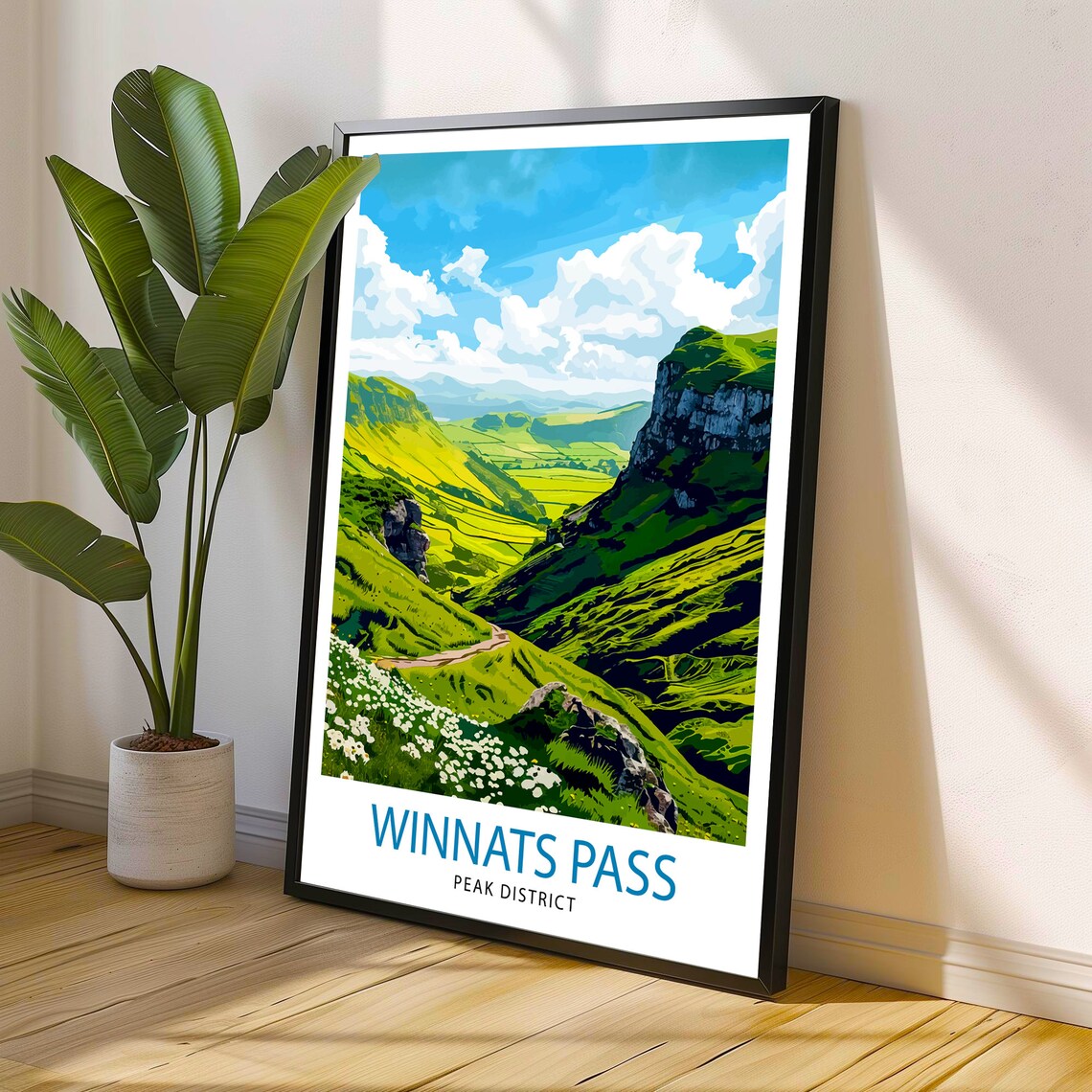Winnats Pass Peak District Travel Poster - Image 3