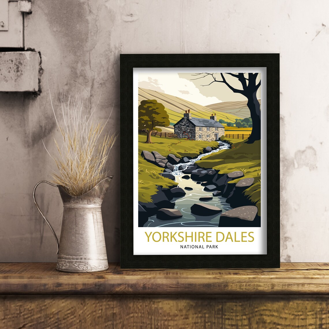 Yorkshire Dales Travel Poster, National Park Art - Image 3