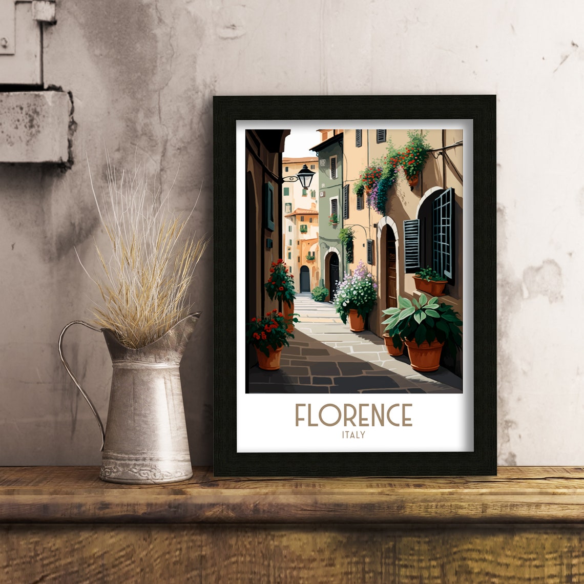 Florence Travel Print Florence Florence Italy Italy Print Travel Poster Travel Print Italy Poster Italy Wall Art Italy - Image 2