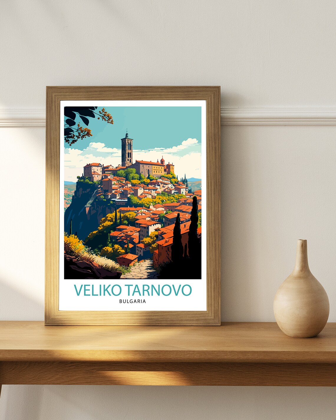 Veliko Tarnovo Travel Poster, Bulgaria Wall Decor - Image 2