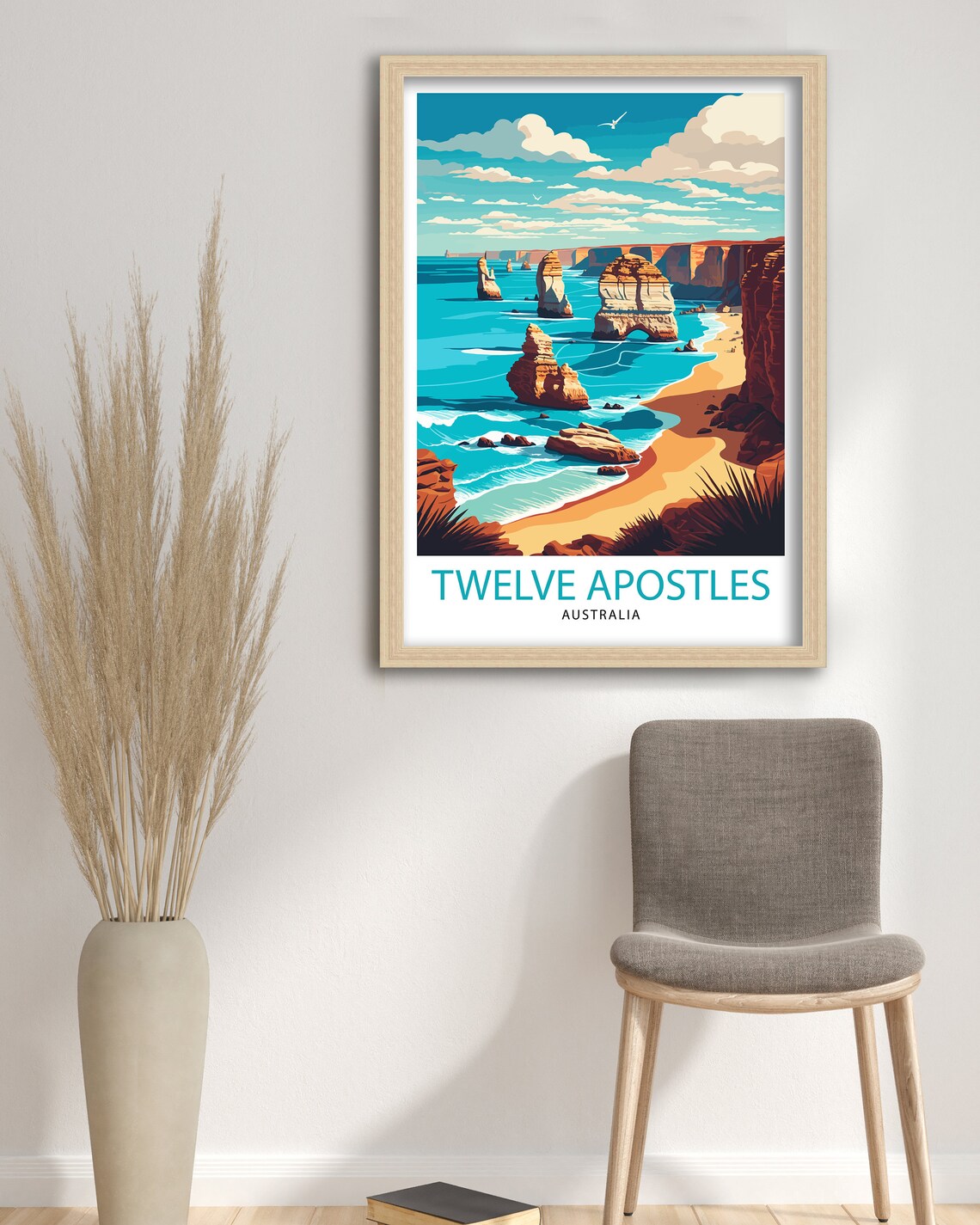 Twelve Apostles Australia Travel Poster, Landscape - Image 3
