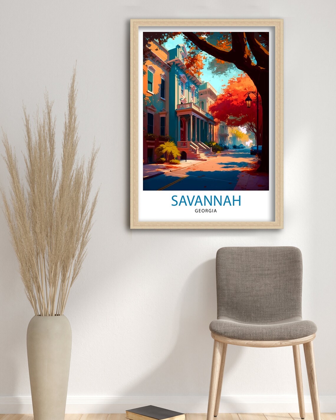 Savannah Georgia Travel Poster, Wall Decor - Image 3