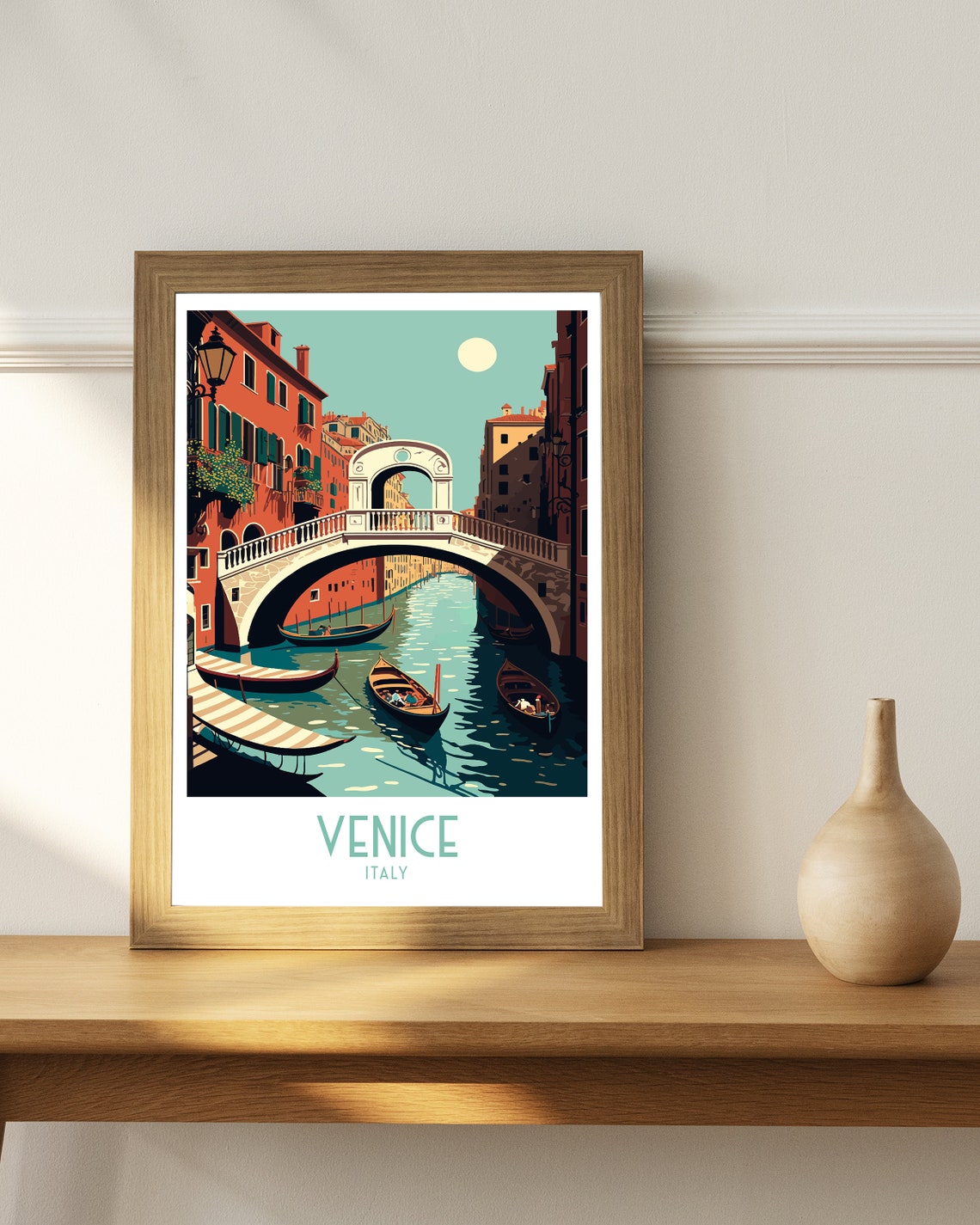 Venice Travel Print Venice Travel Print Venice Poster Venice Venice Wall Art Travel Poster Italy Italy Print Wall Art - Image 2