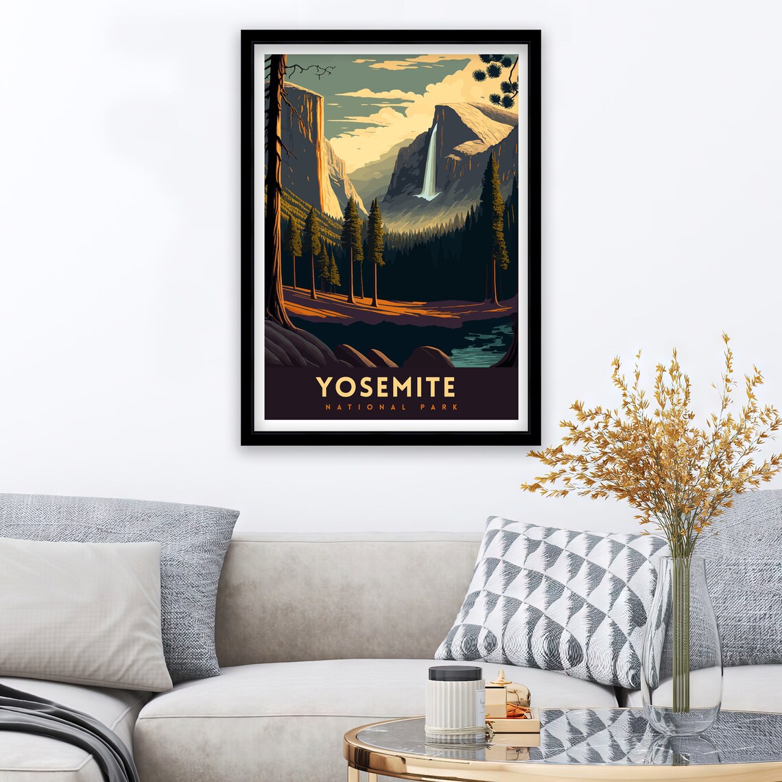 Yosemite National Park Travel Poster, Yosemite - Image 2