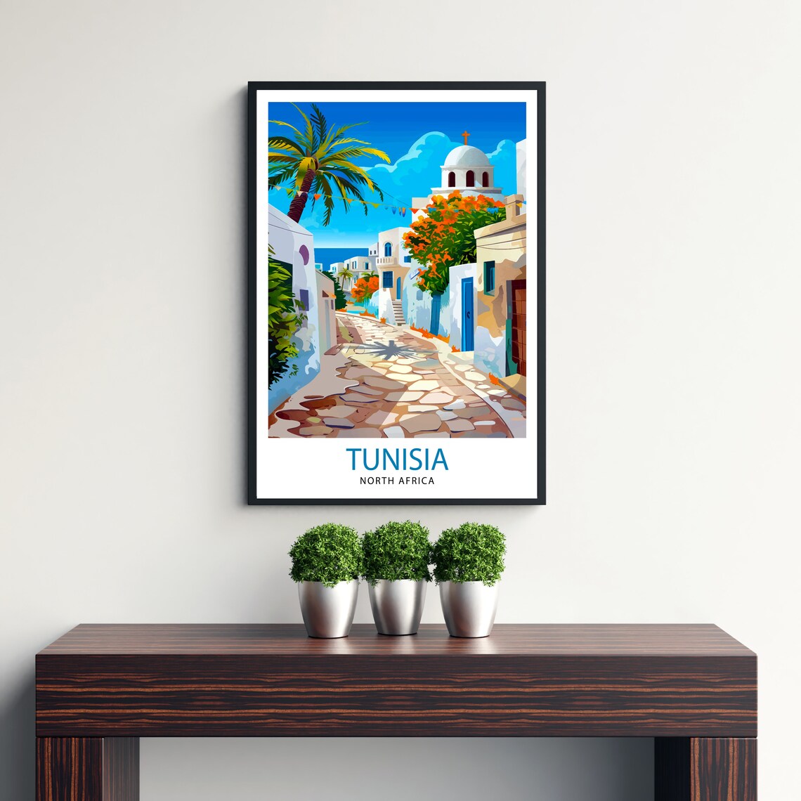 Tunisia Travel Print, North Africa Wall Decor - Image 3