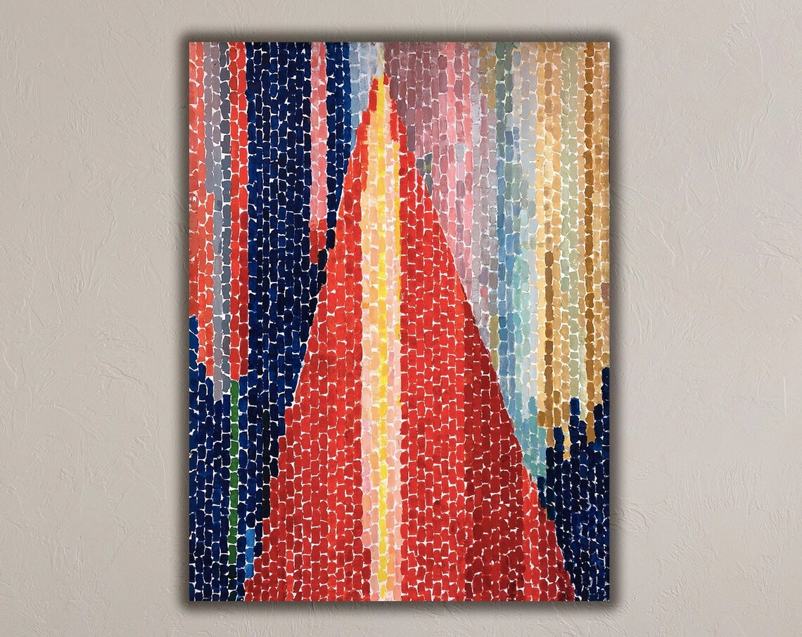 Alma Thomas Blast Off Art Print, Colourful Artwork