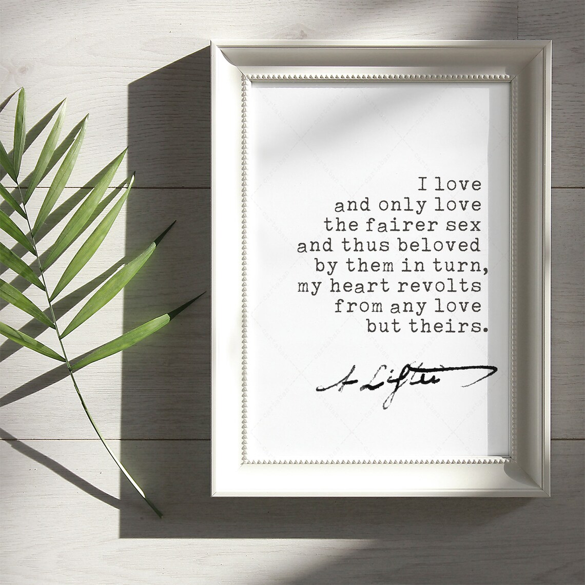 Anne Lister Quote, Feminist Typography Poster Print - Image 3