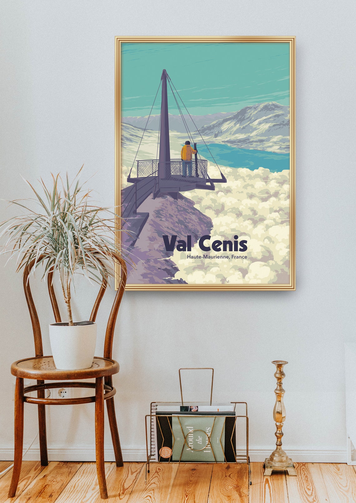 Val Cenis Alpine Viewpoint Haute-Maurienne France Travel Poster - Image 3