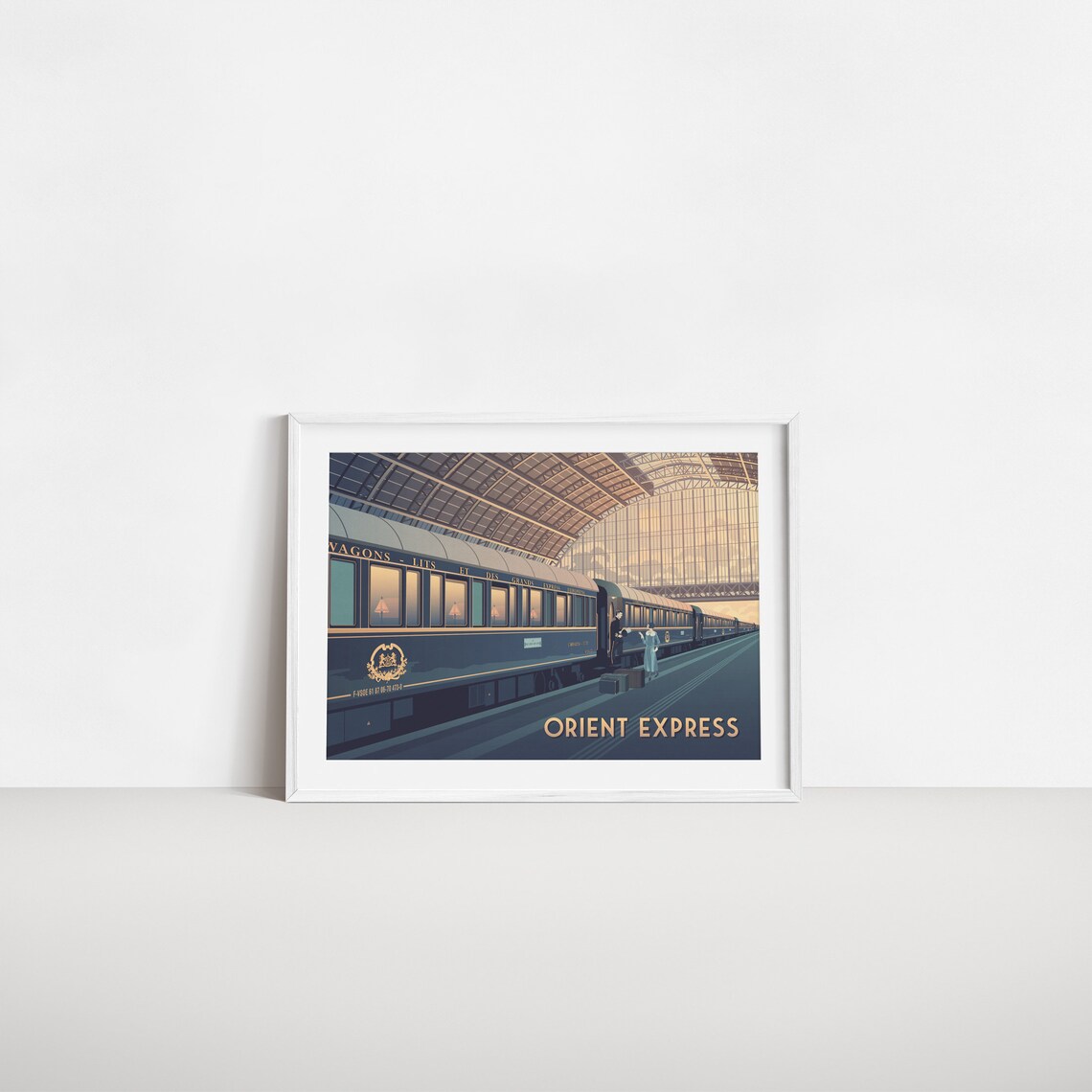 Orient Express Vintage Travel Poster, Railway Art Print - Image 2