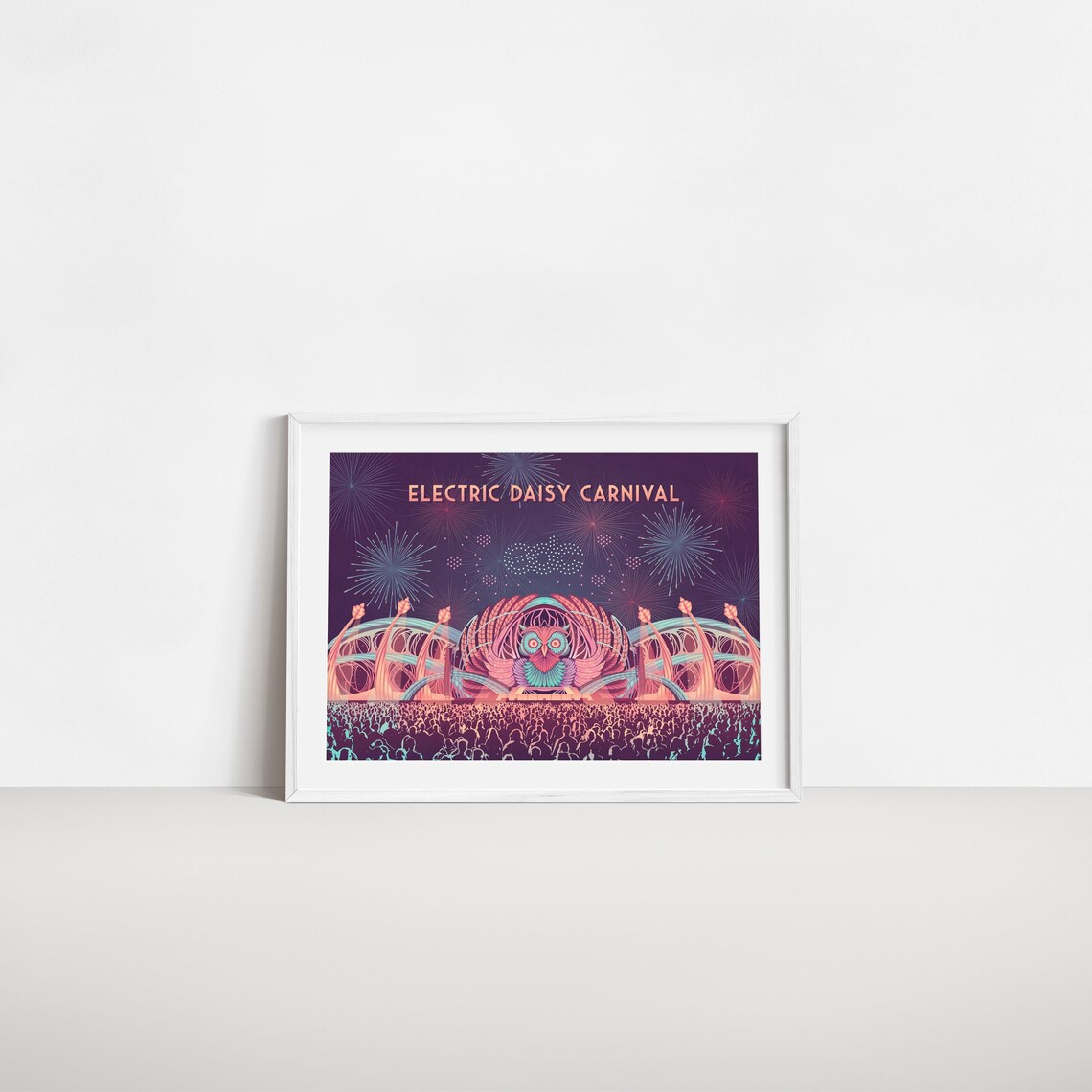 EDC Las Vegas Travel Poster, Electric Daisy Carnival - Image 2