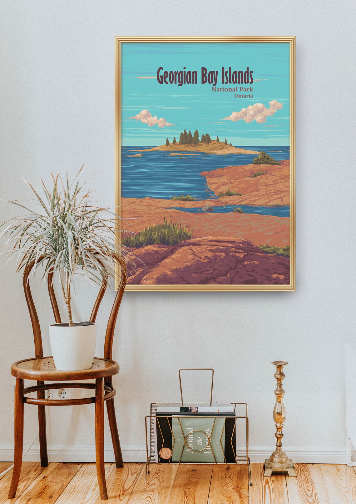Georgian Bay Islands National Park Vintage Travel Poster - Image 2
