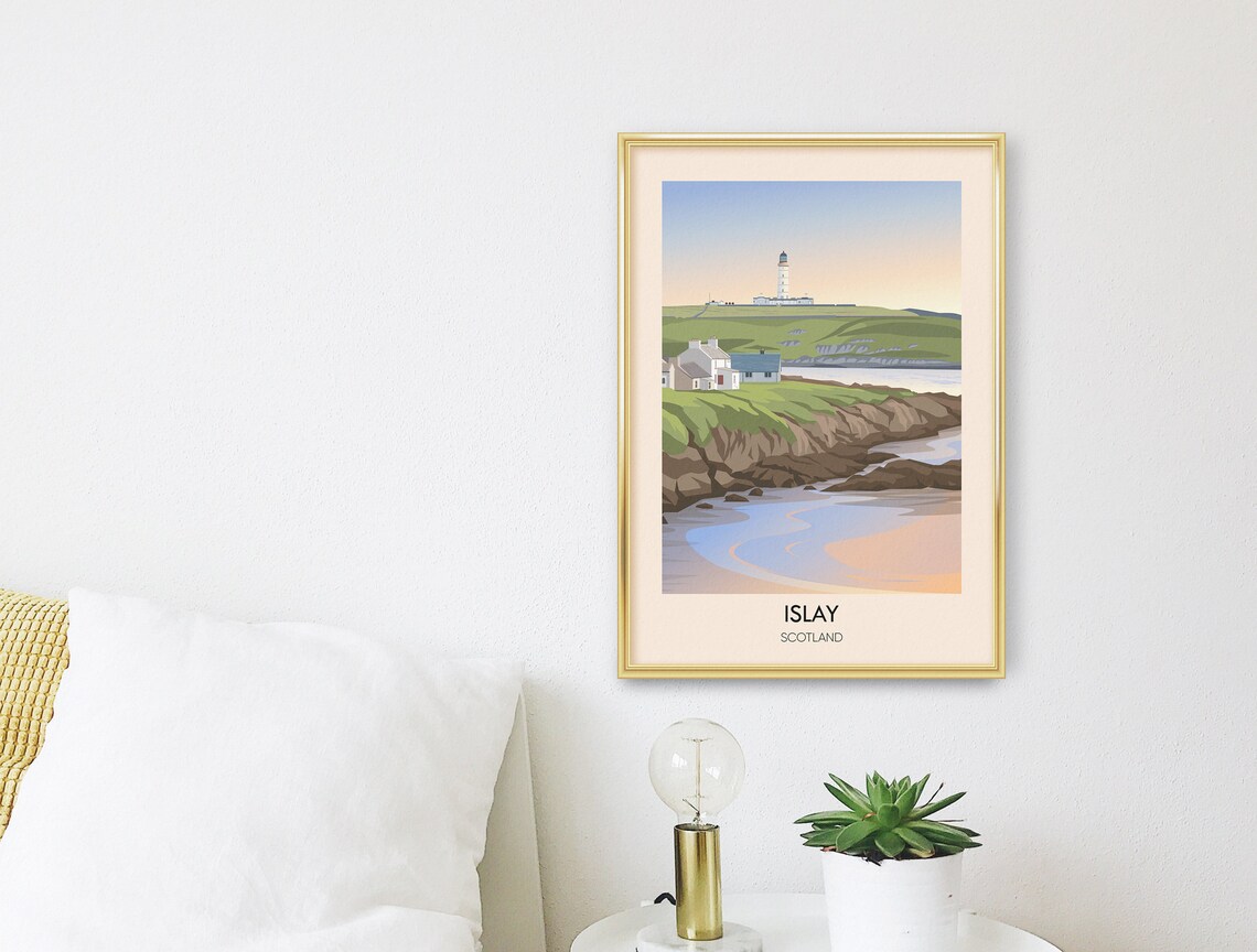 Islay Scotland Vintage Travel Poster, Inner Hebrides - Image 3