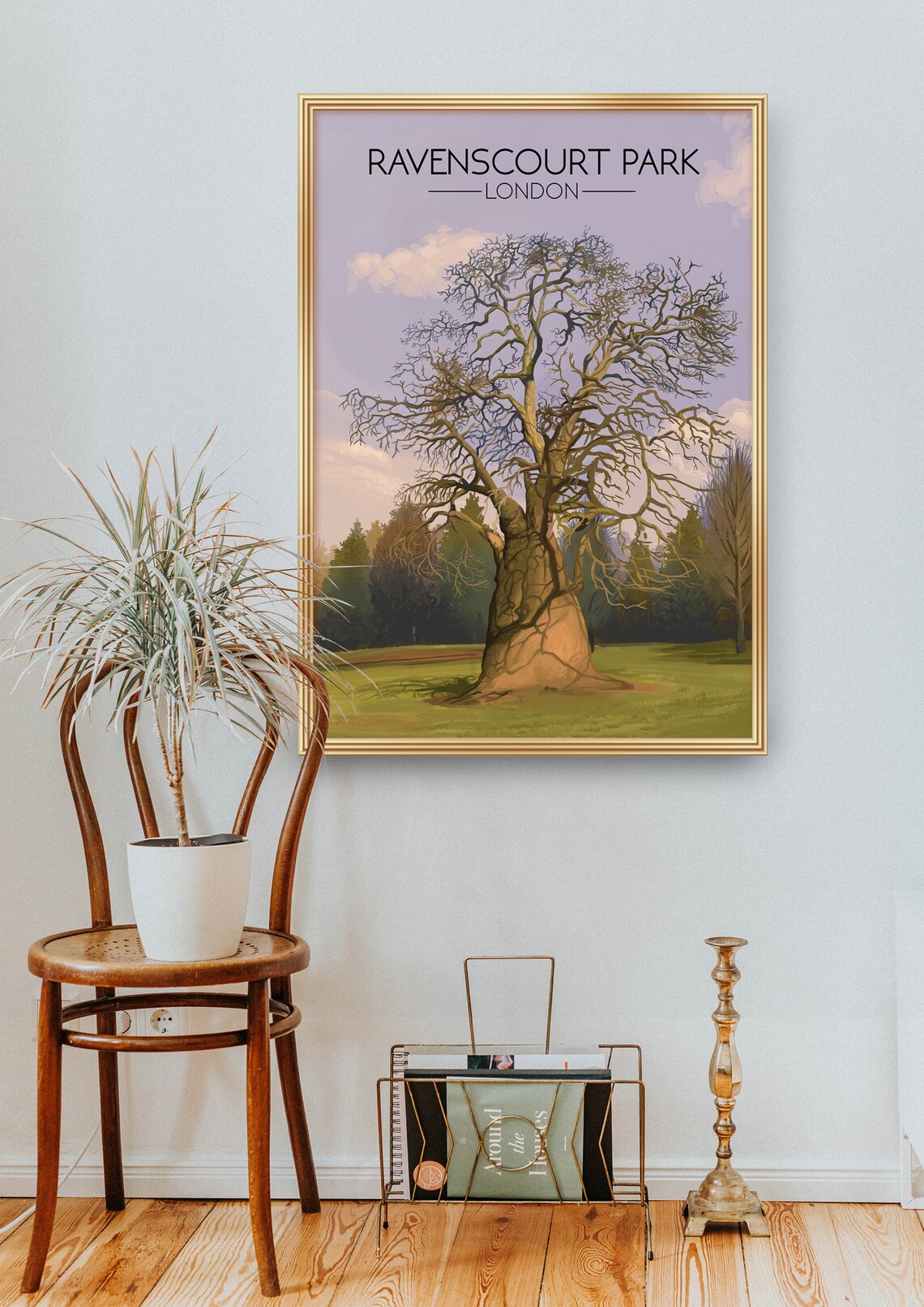 Ravenscourt Park London Vintage Travel Poster - Image 2