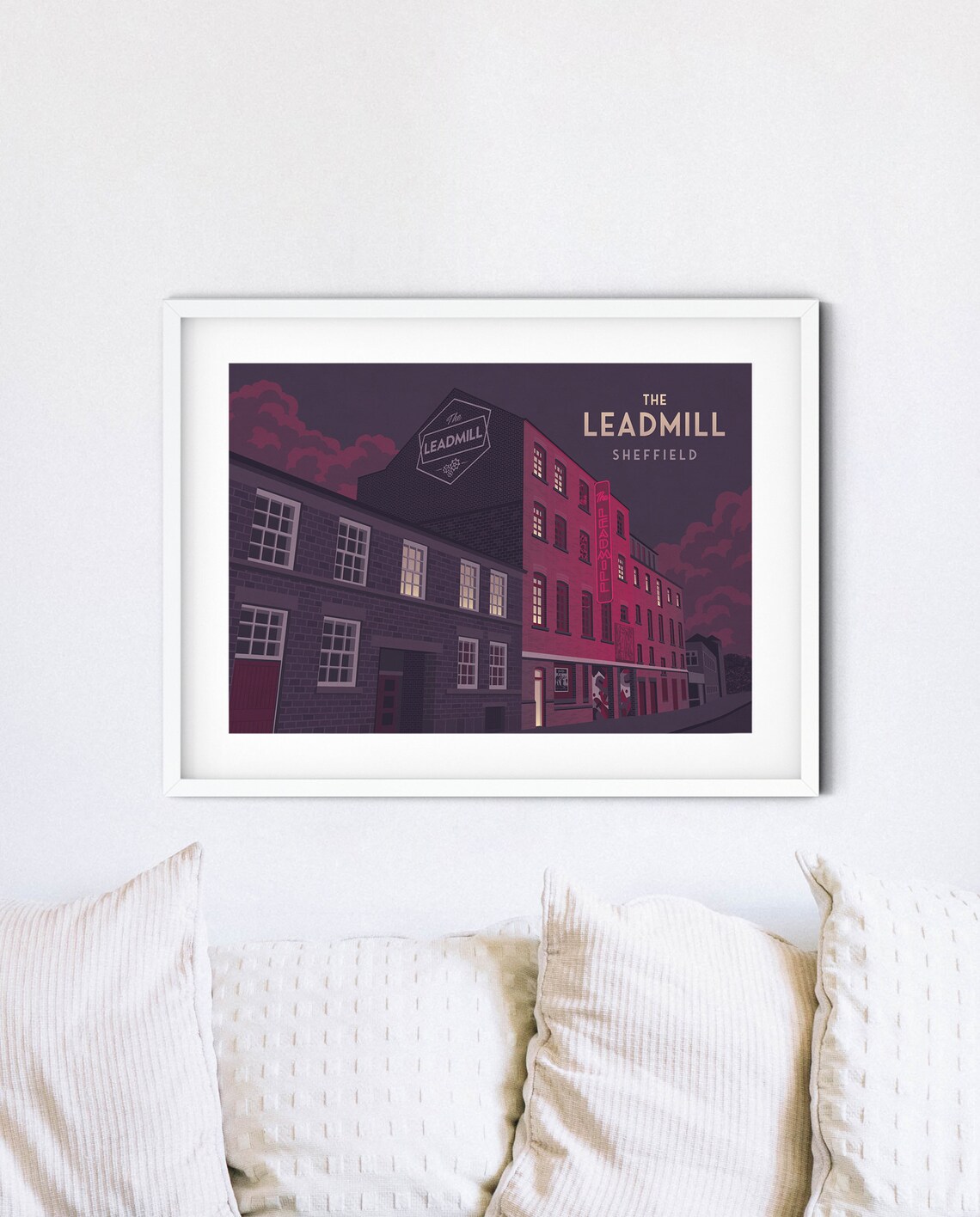 The Leadmill Sheffield Retro Music Venue Travel Poster - Image 4
