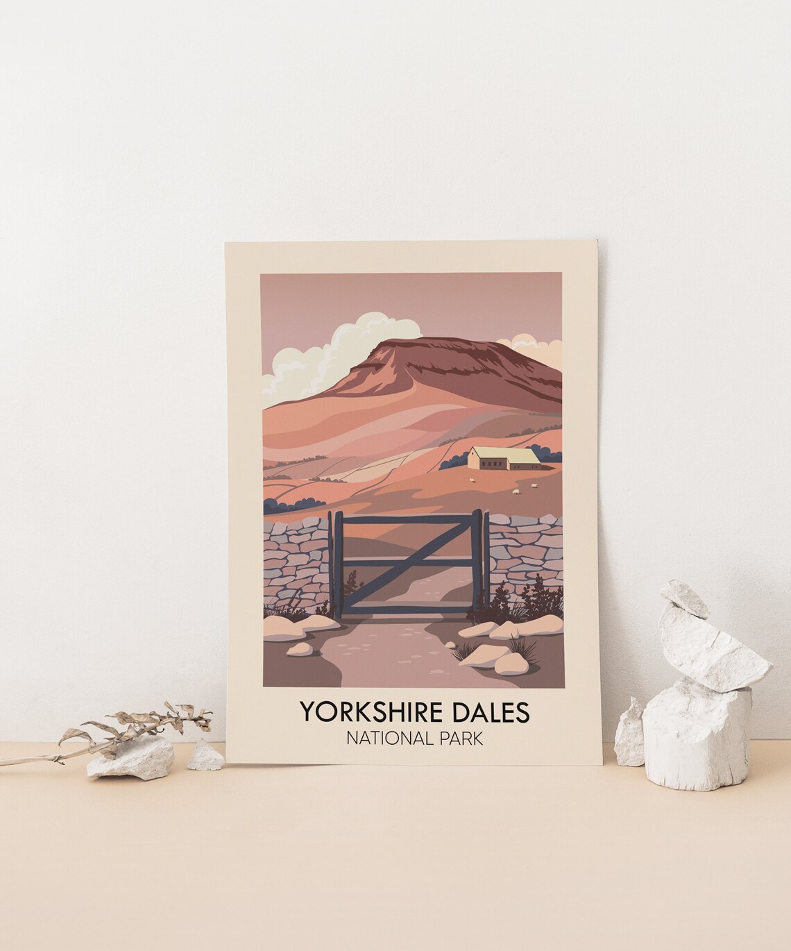 Yorkshire Dales National Park Vintage Travel Poster - Image 4