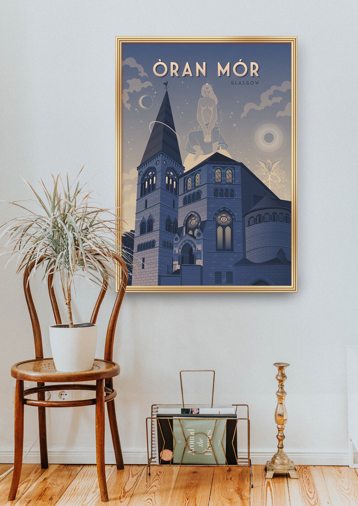 Oran Mor Glasgow Scotland Retro Travel Poster - Image 2