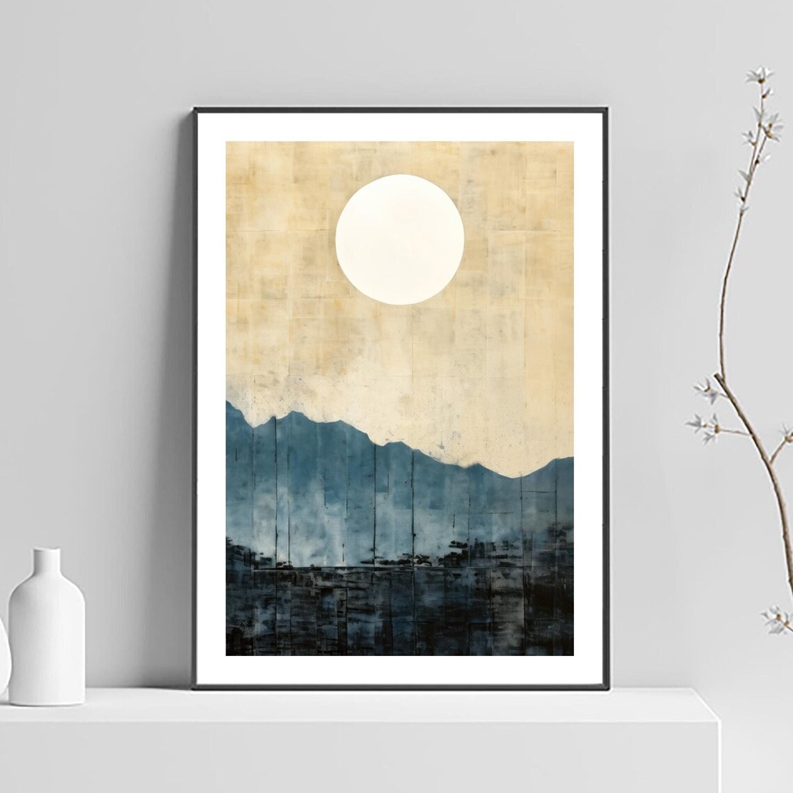 Japanese Art Print, Japandi Zen Wall Art