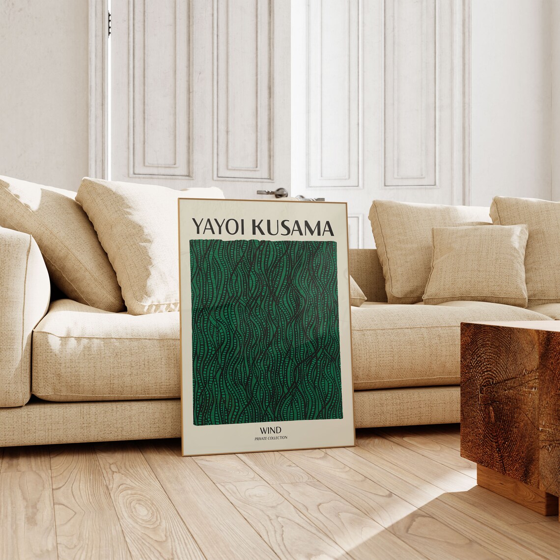 Yayoi Kusama Abstract Art Print, Exhibition Piece - Image 4