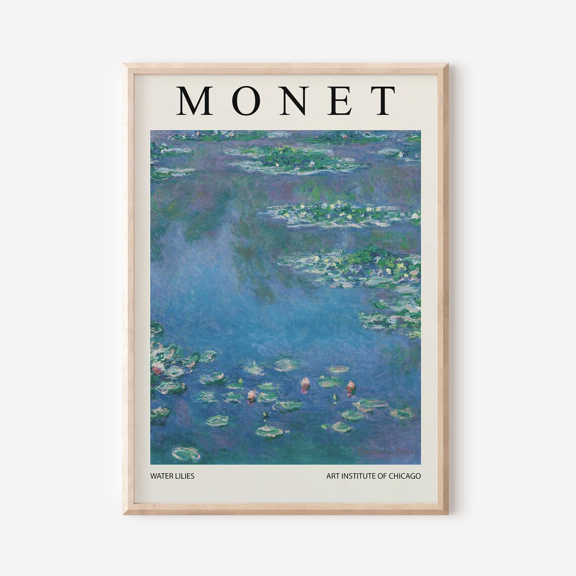 Claude Monet Exhibition Poster - Floral Garden - Image 2